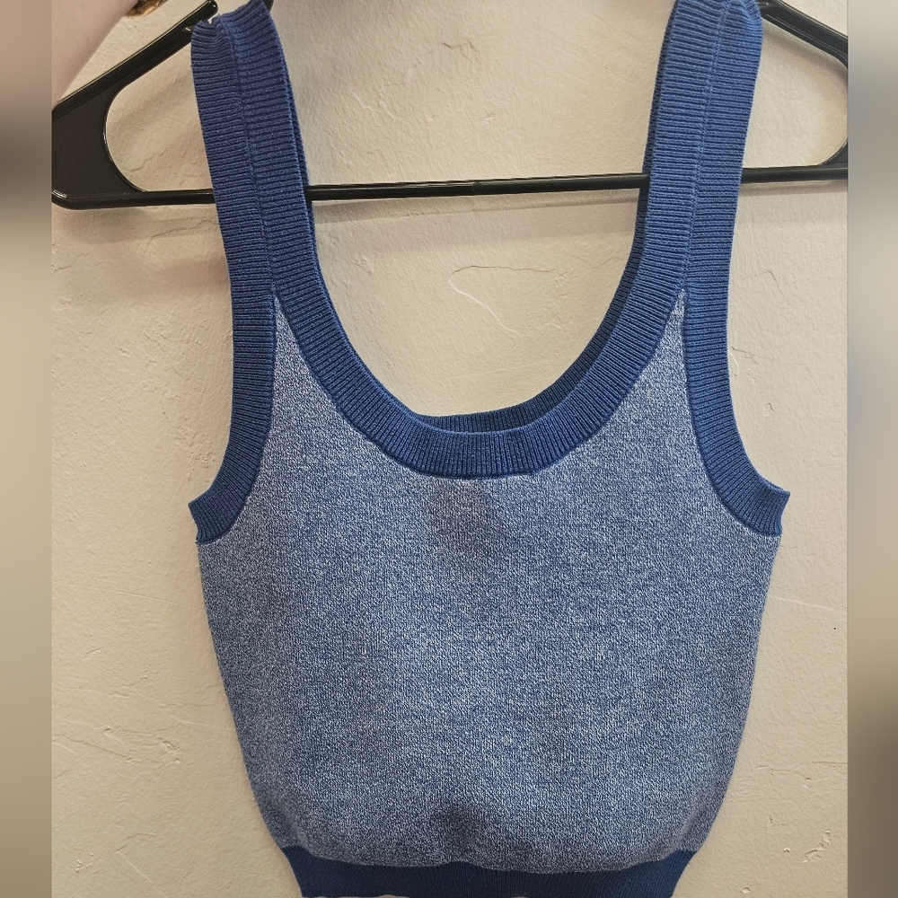 Tank, top, small, blue, classic, luxury, designer, streetwear, casual, vacation